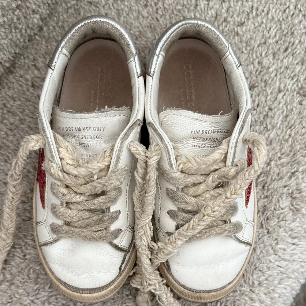 Golden Goose May Young with fuchsia glitter star and metallic leather heel tab - Picture 12 of 12